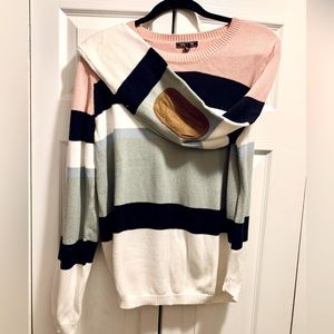 NWT Lety & Me Elbow Patch Sweater
